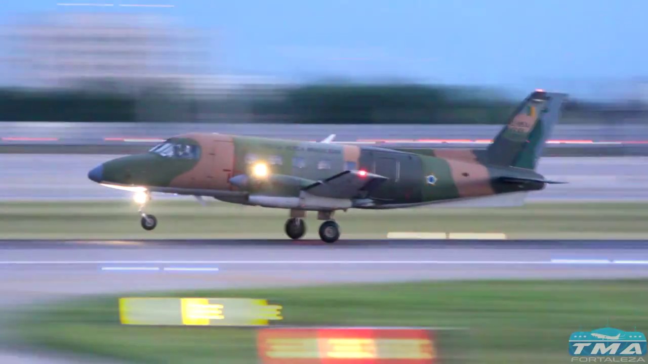 [SBFZ/ FOR] Pouso & Decolagem RWY13 Embraer C-95 FAB2285 18/06/2017