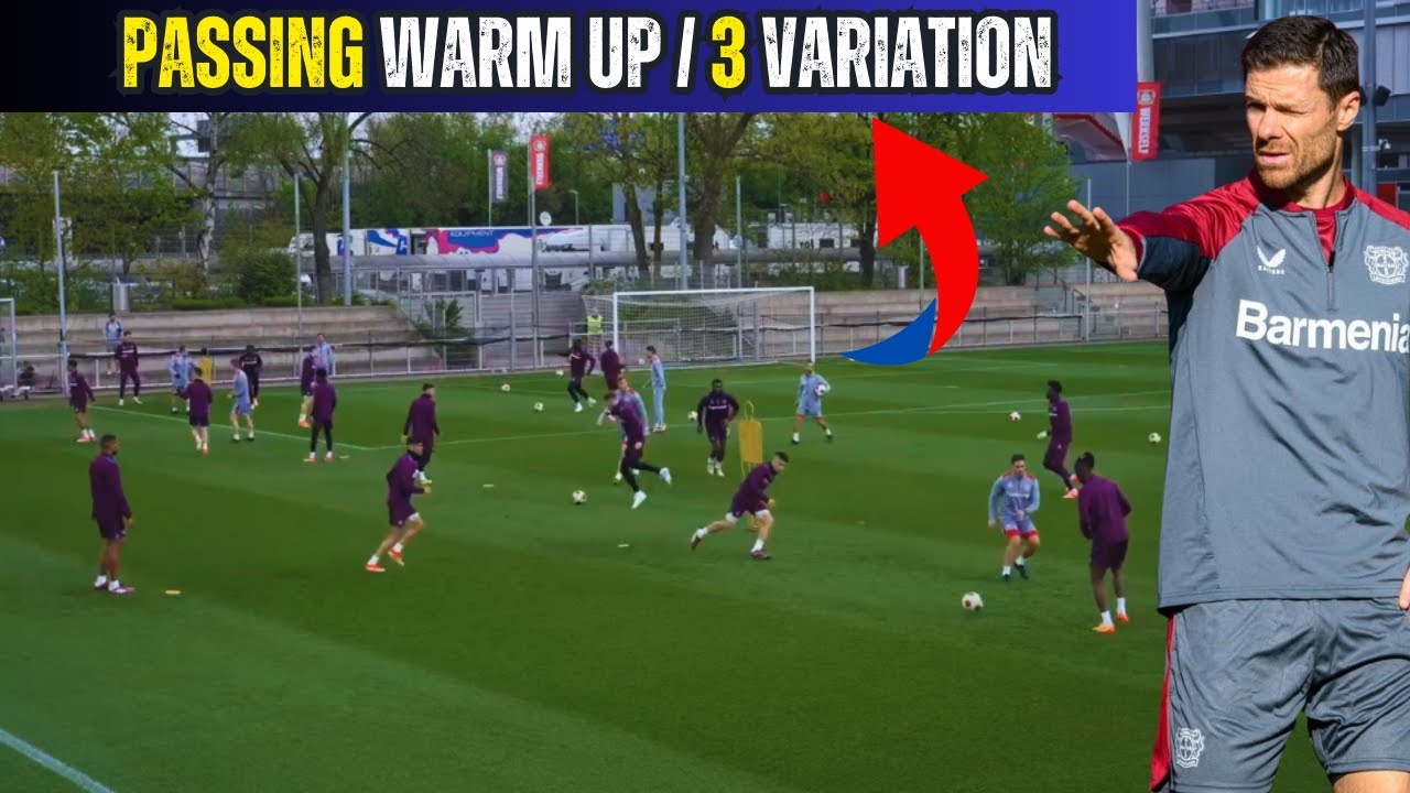 🔰High Intensity Passing Warm Up / Bayer 04 Leverkusen / 3 Variation