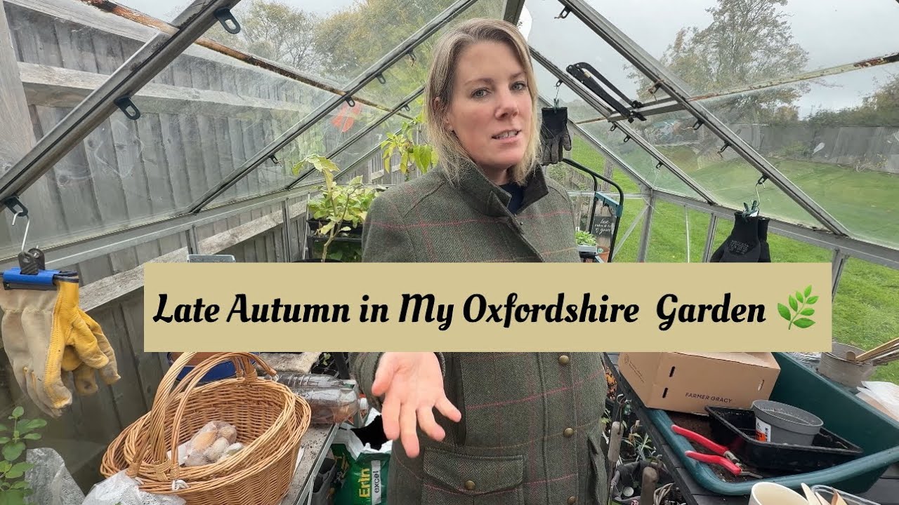 Late Autumn in My English Garden 🌿 | Composting Leaves, Growing Updates & Homemade Butter