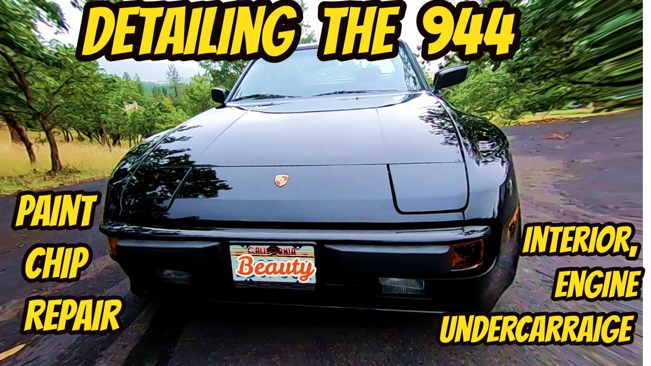 Porsche 944 Restore! Paint Chip Repair, Plus Before and After Detailing and PAINT!