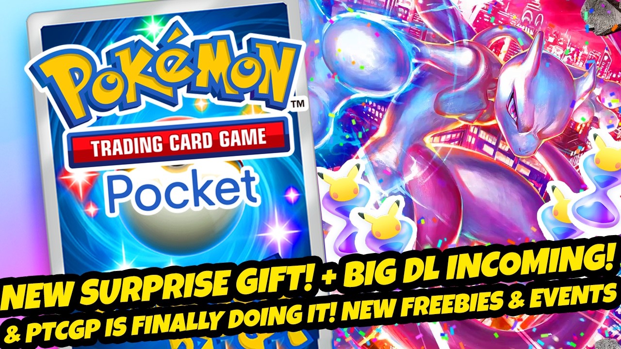 *NEW SURPRISE GIFT!* + BIG DL INCOMING & PTCGP Is Finally Doing It! New Freebies (Pok&eacute;mon TCG Pocket