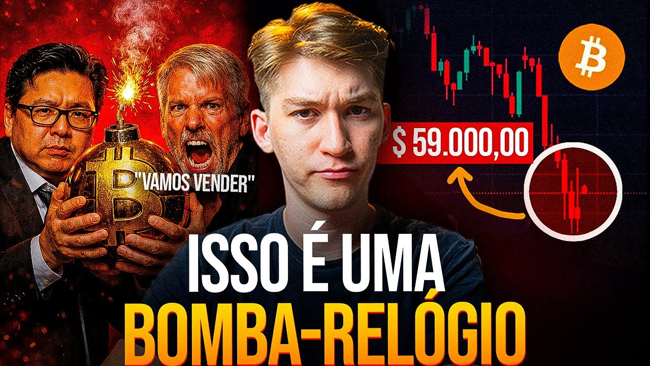 🚨 BITCOIN EM RISCO: STRATEGY ESTÁ VIRANDO UMA BOMBA-RELÓGIO