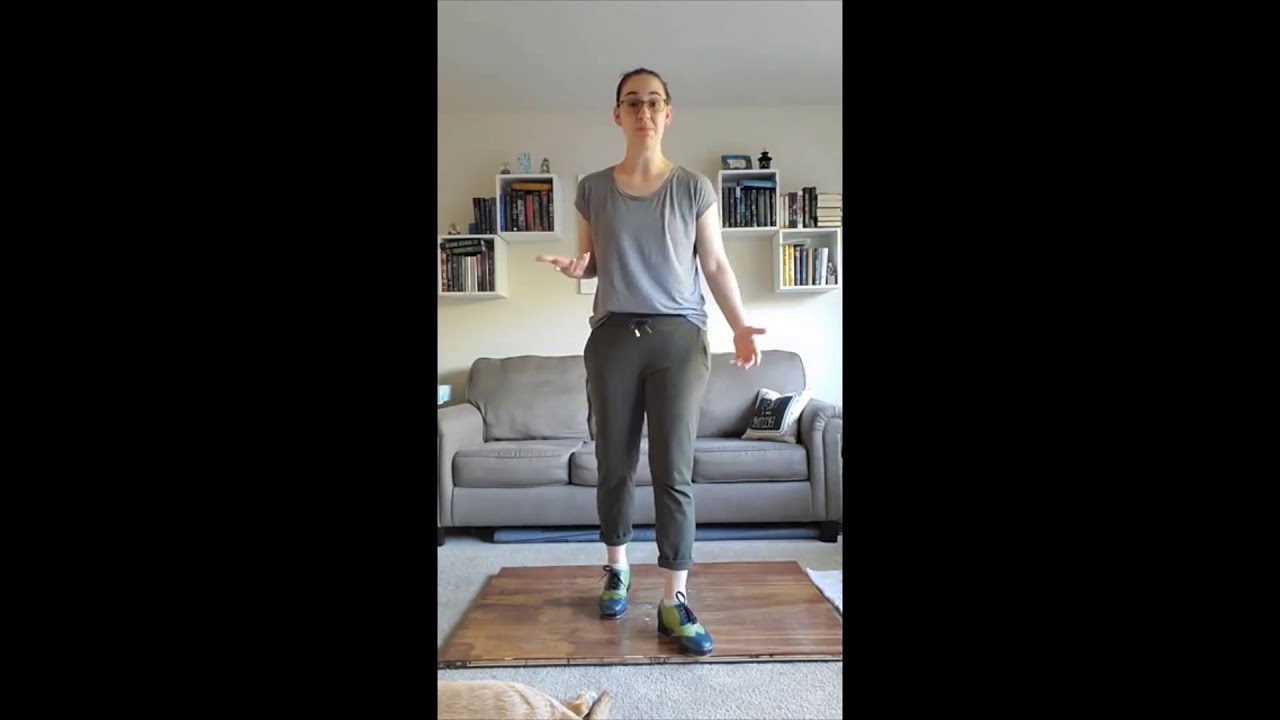 Advanced Beginner Tap from home, class 6