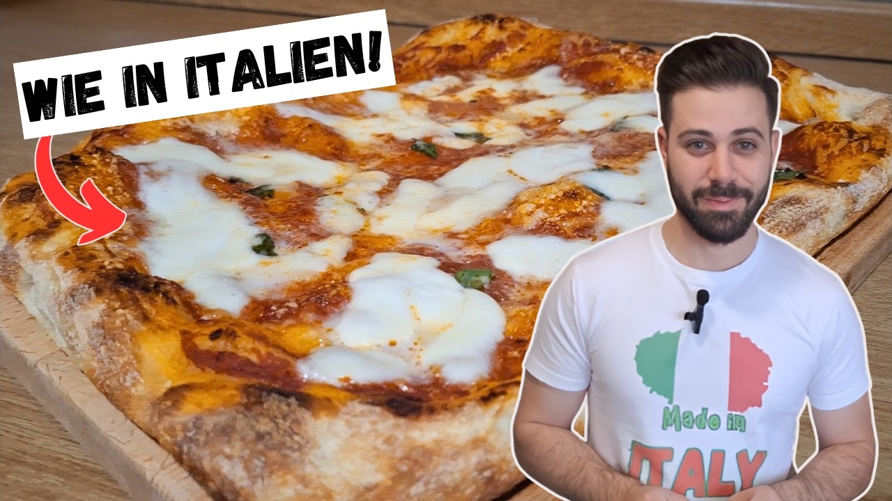 🍕 🇮🇹 PIZZA WIE IN ITALIEN - So backst du die perfekte BLECHPIZZA ZU HAUSE!