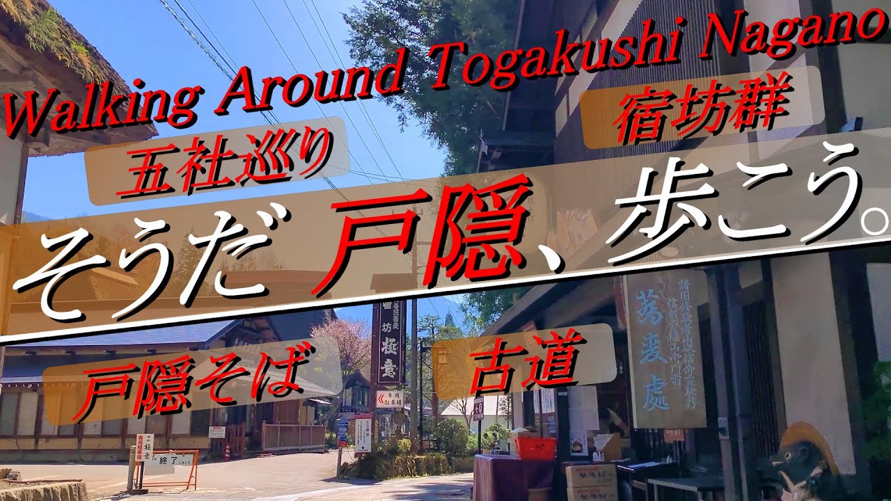 【長野県長野市】戸隠ってどんなところ？ 五社・古道・宿坊の町並みを巡ってみる約14.0kmの散歩道！所要時間 約4.0時間（※観光・食事時間含む）。2025年5月上旬。
