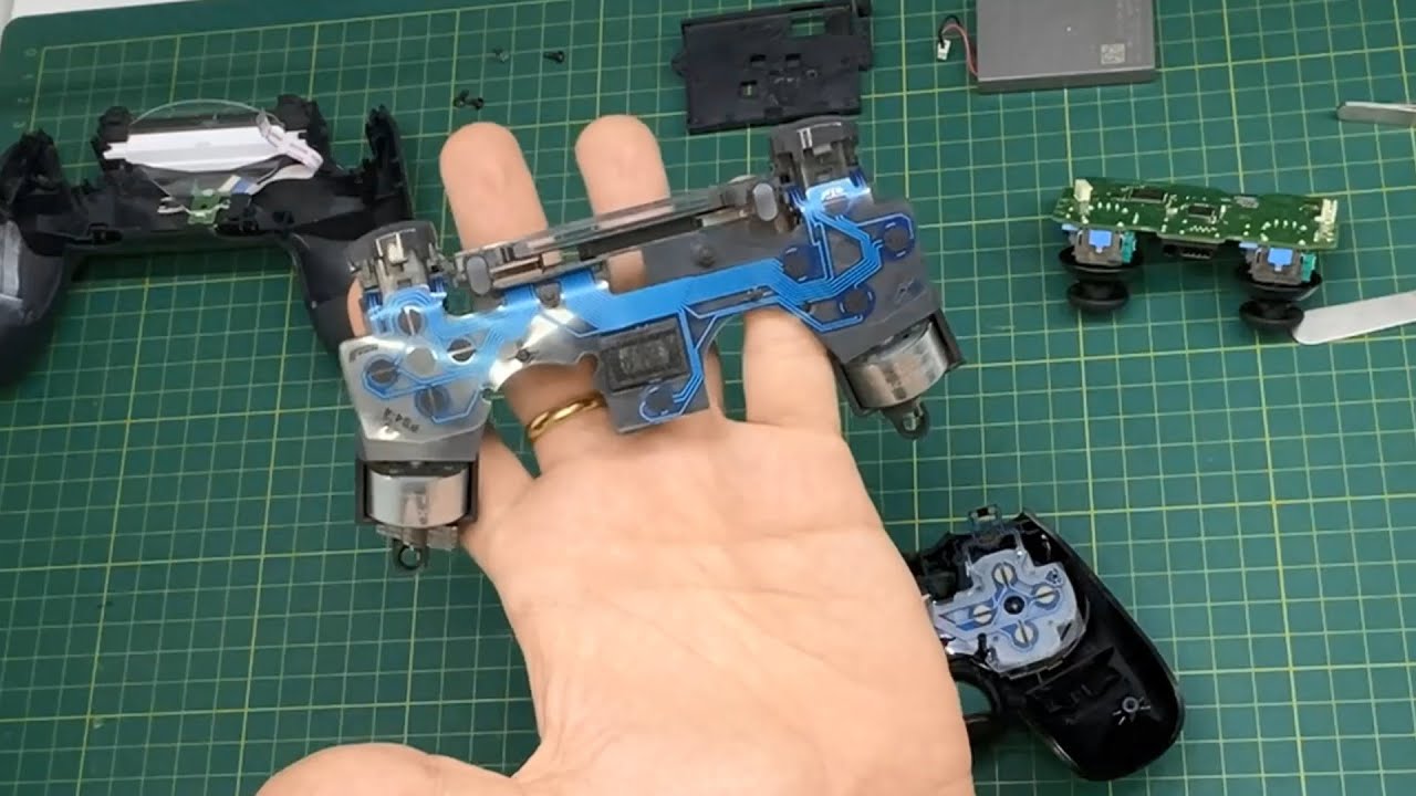 Trocando a película do joystick do PS4 (dualshock4)