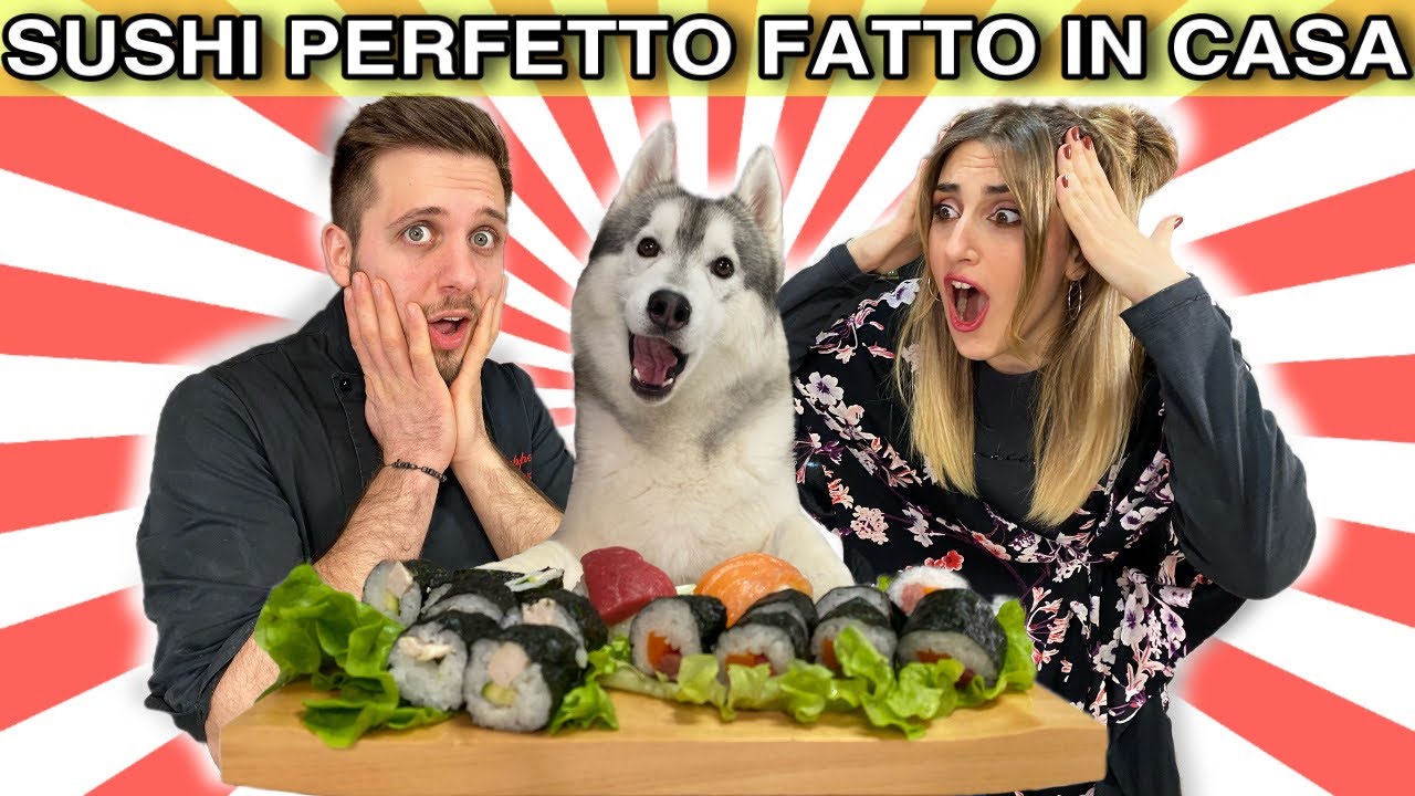 SUSHI PERFETTO fatto in CASA! 🍣 (Versione anche per CANI🐶)