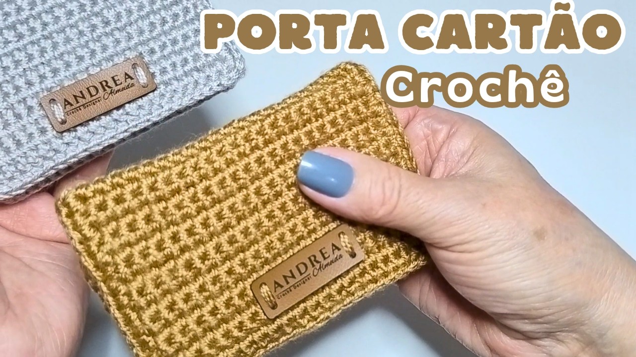 PORTA CARTÃO EM CROCHÊ