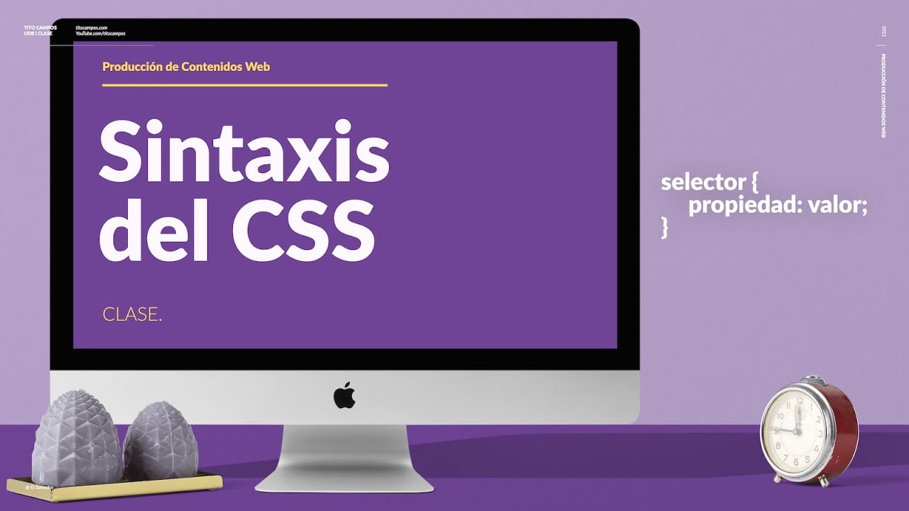 Sintaxis del CSS