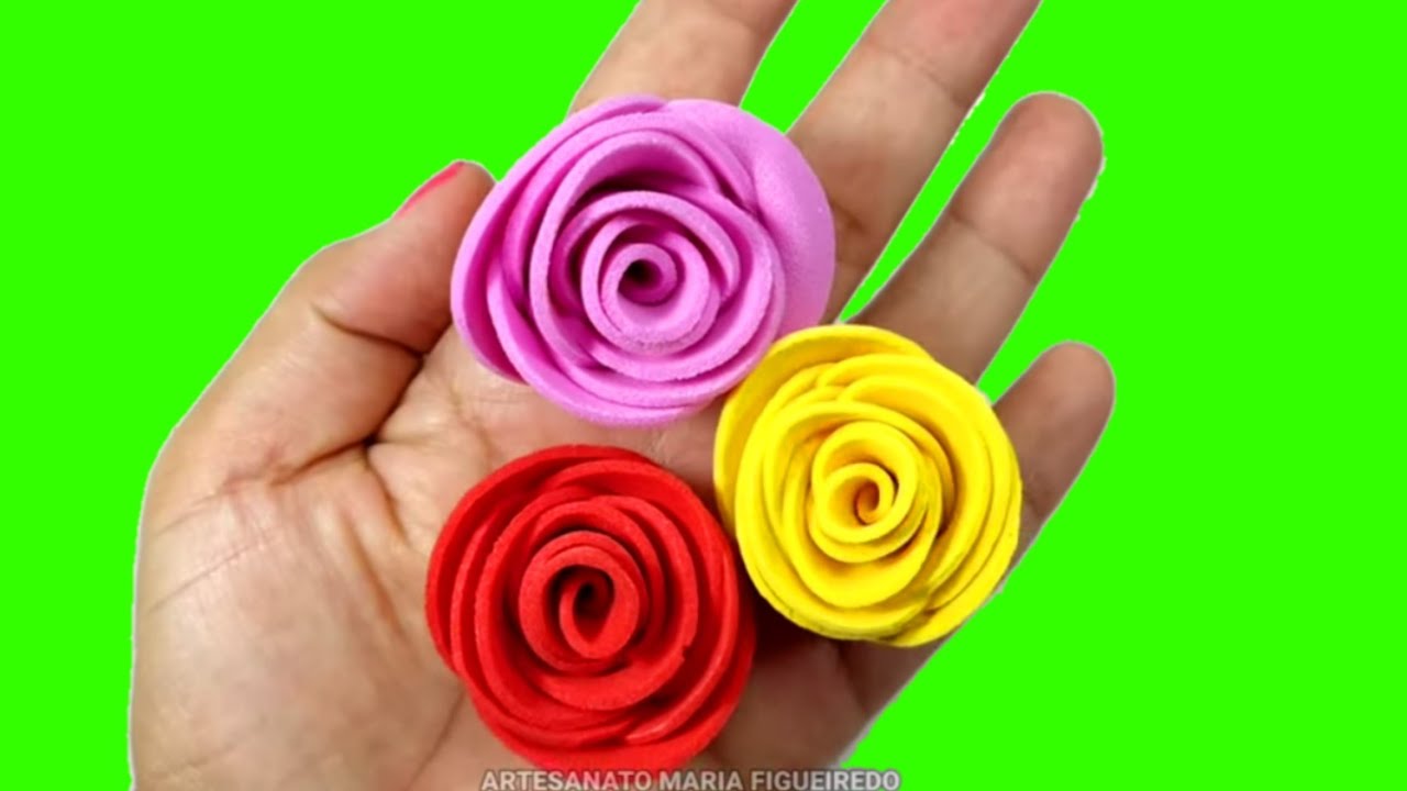 FLOR DE EVA MUITO FÁCIL