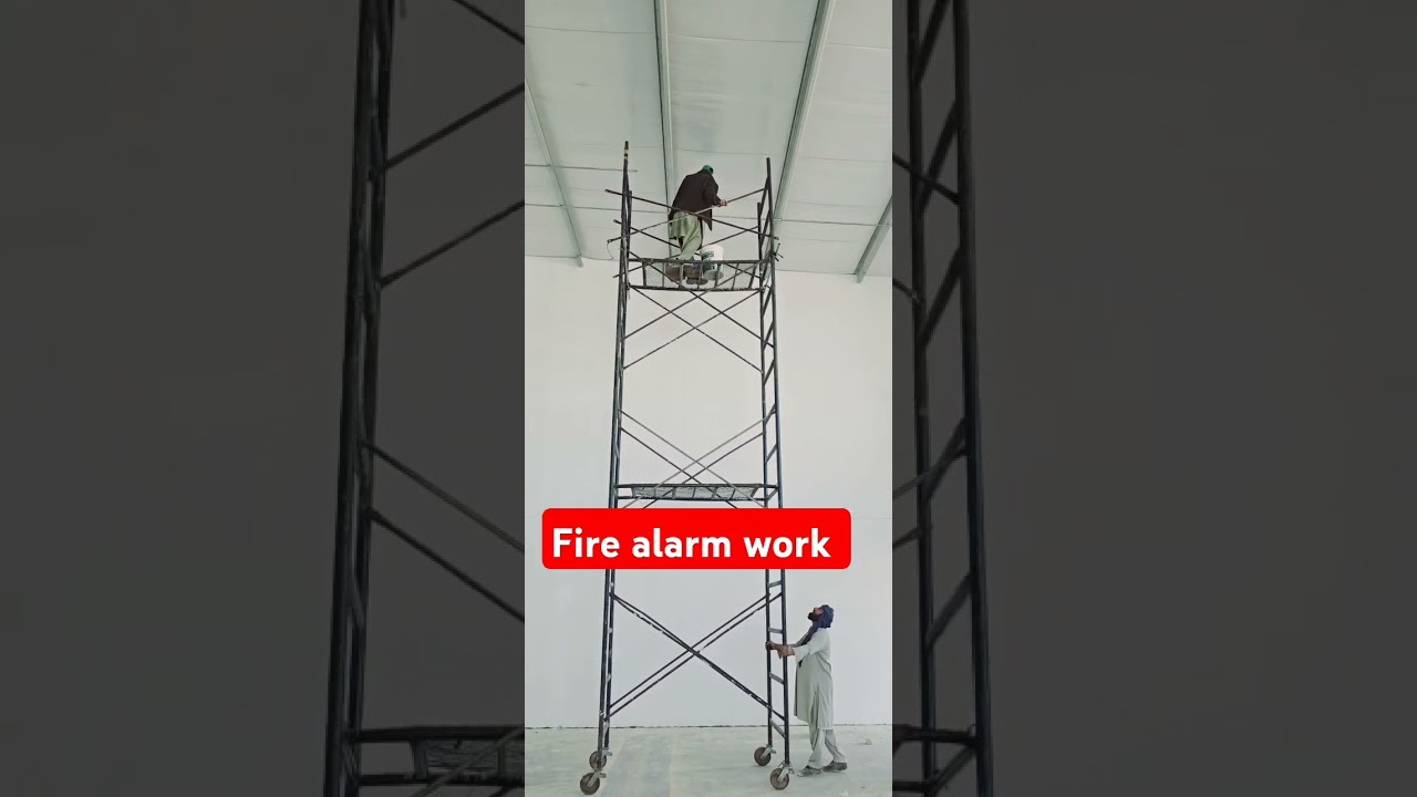 Fire alarm work @ElectricalWorkCenter #electricalpiping #emtpipe #electrician #pipesystem