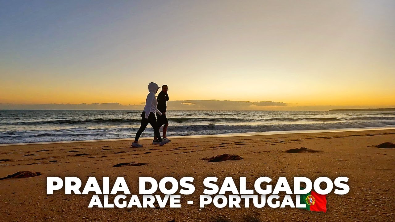14 Min Praia dos Salgados: ASMR Waves at Sunset | November 2025 (4K)
