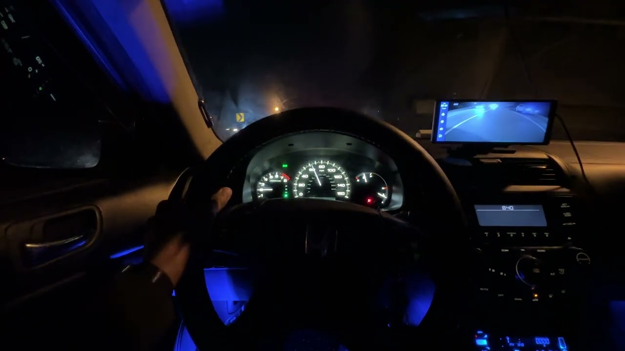 2006 honda accord (POV) night time drive