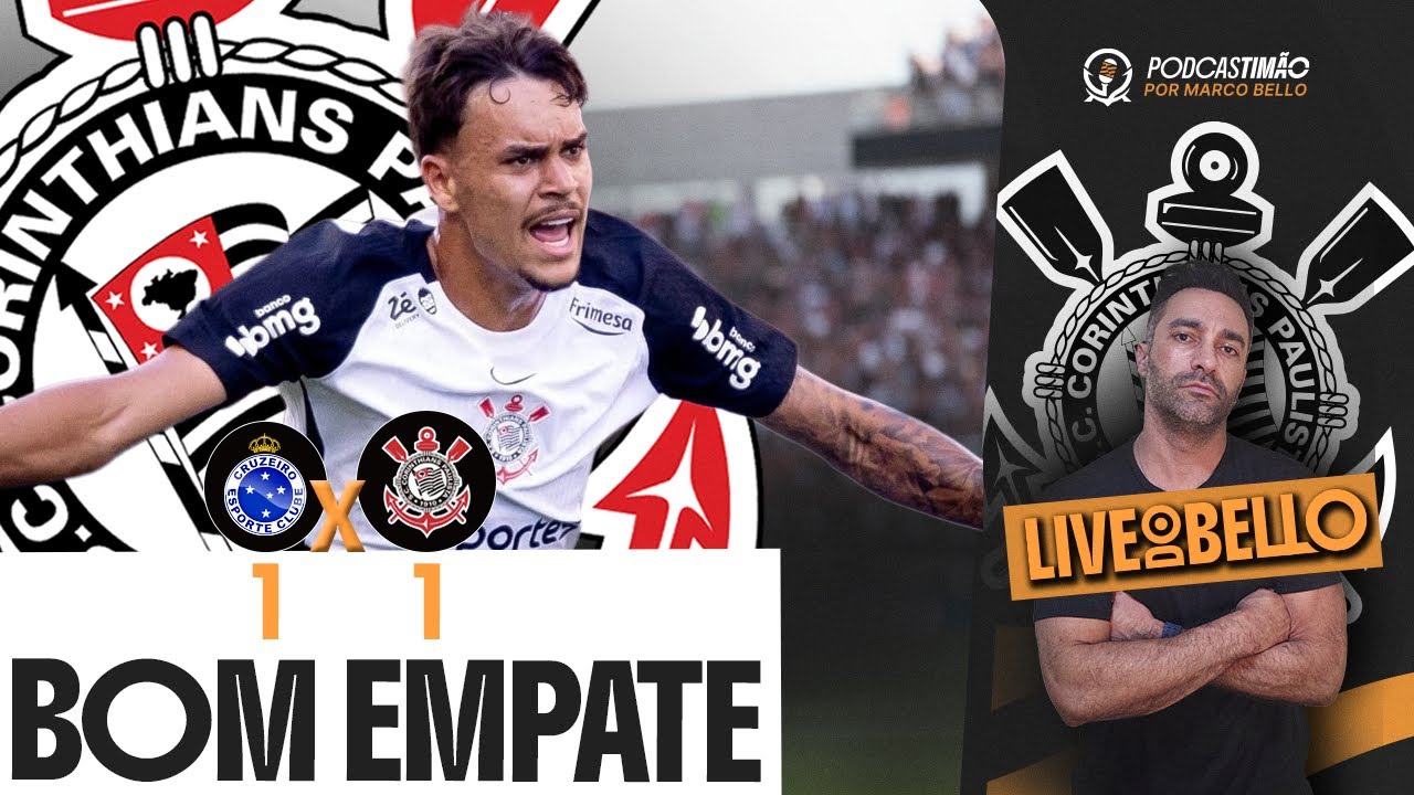 CORINTHIANS CONSEGUE EMPATE IMPORTANTE FORA DE CASA JOGANDO COM TIME ALTENATIVO EM CAMPO
