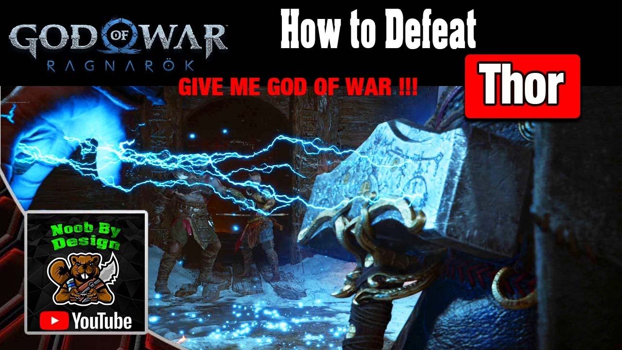 How to easily beat Thor on Give me God of War Difficulty - God of War Ragnarok