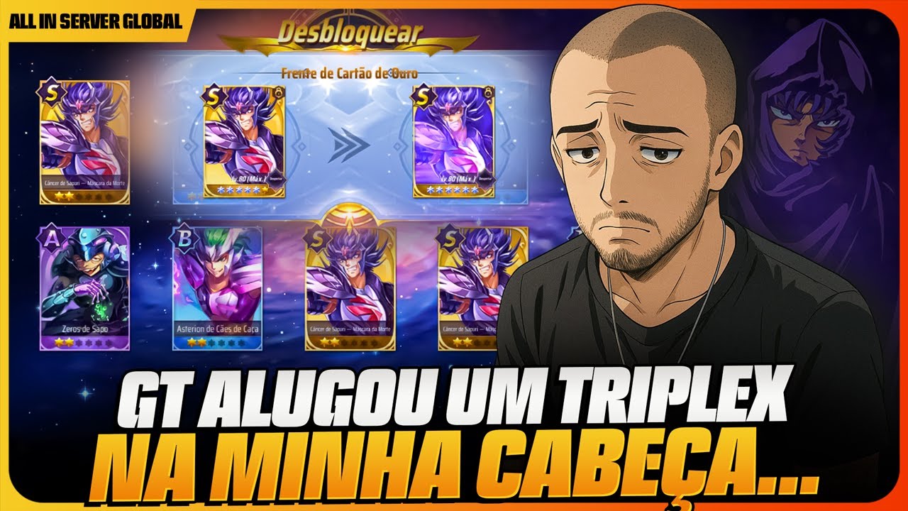 😱🔥 A GT LITERALMENTE ALUGOU UM TRIPLEX NA MINHA CABEÇA! ALL-IN E MÁSCARA SAPURI PLATINADO! 🔥😱