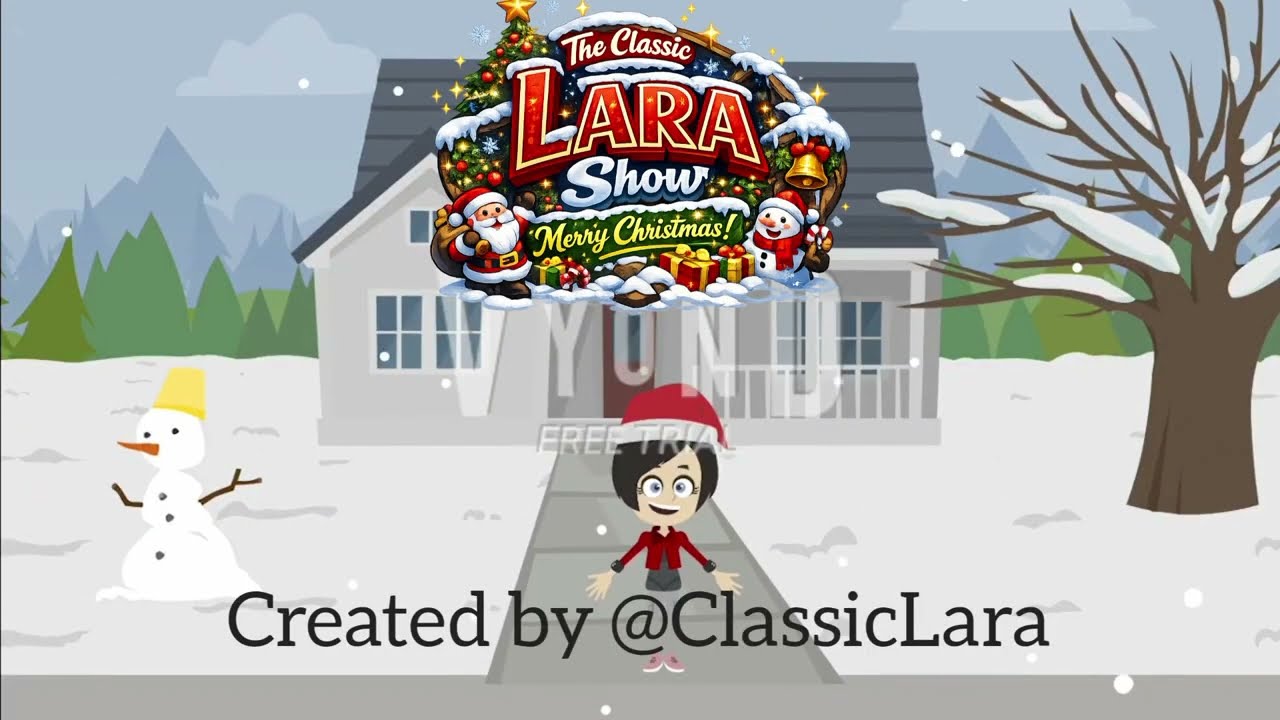 The Classic Lara Show Christmas intro | With the Titles and text. (Read Description)