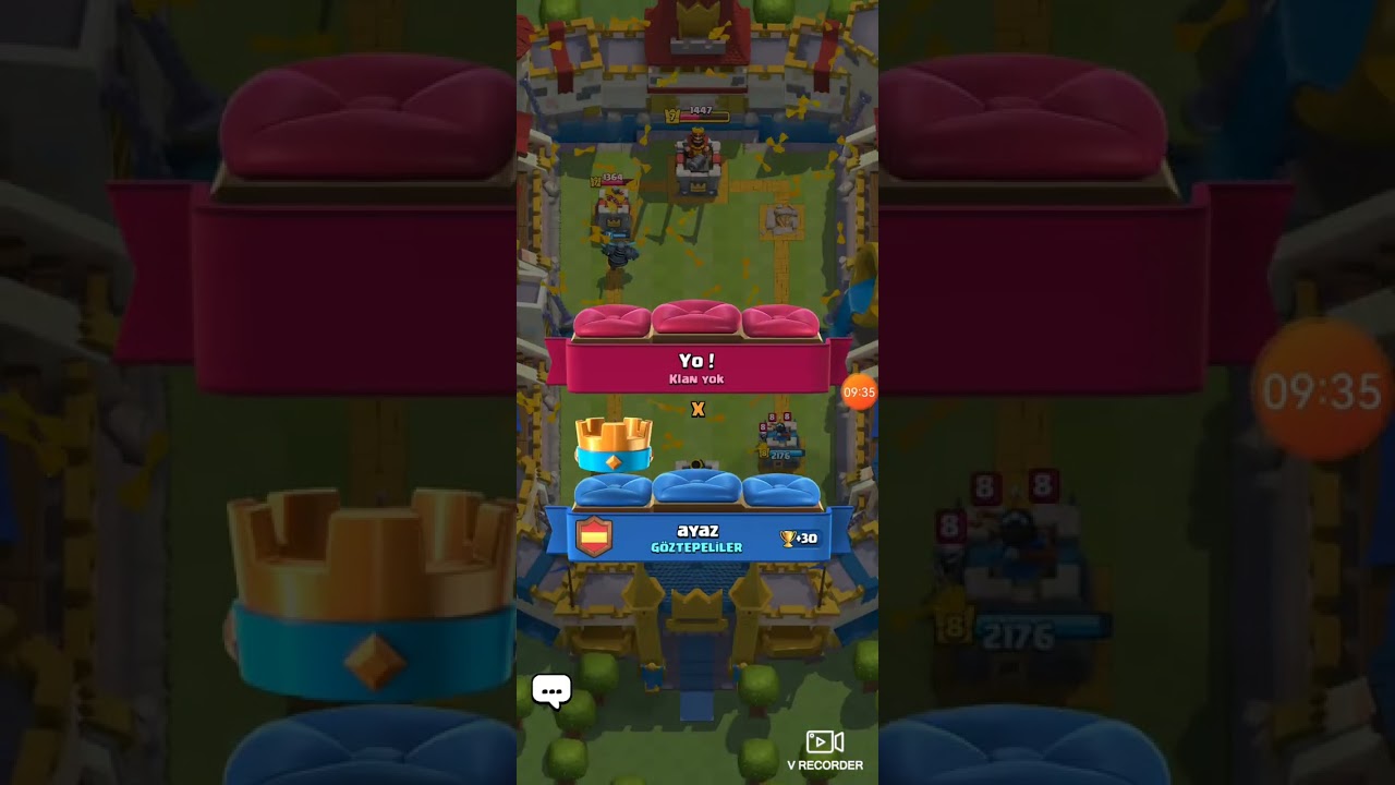 Yan hesap gelismeye devam ediyor! 2150 kupa olduk! Hedef 2200