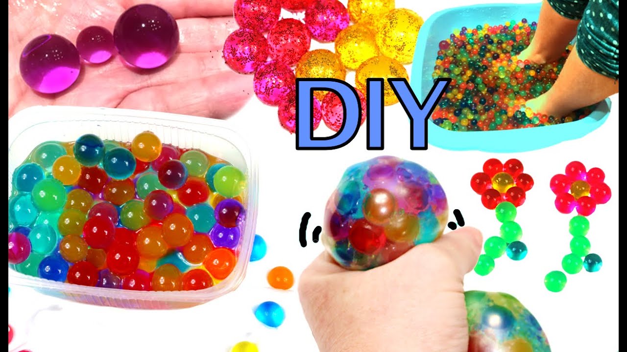 What to do with Orbeez or water beads: stress ball and spa