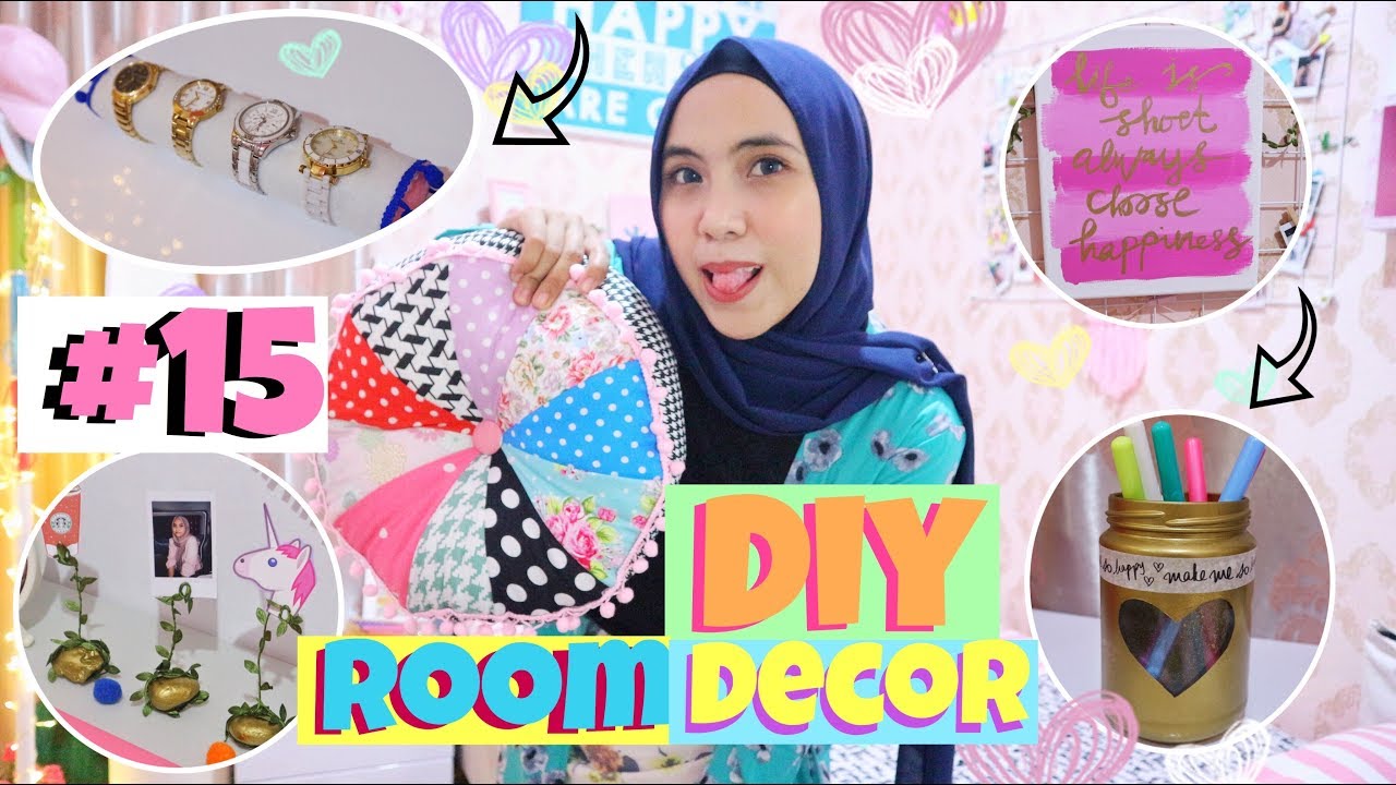 DIY ROOM DECOR #15 I DEKORASI KAMAR MUDAH DAN MURAH!