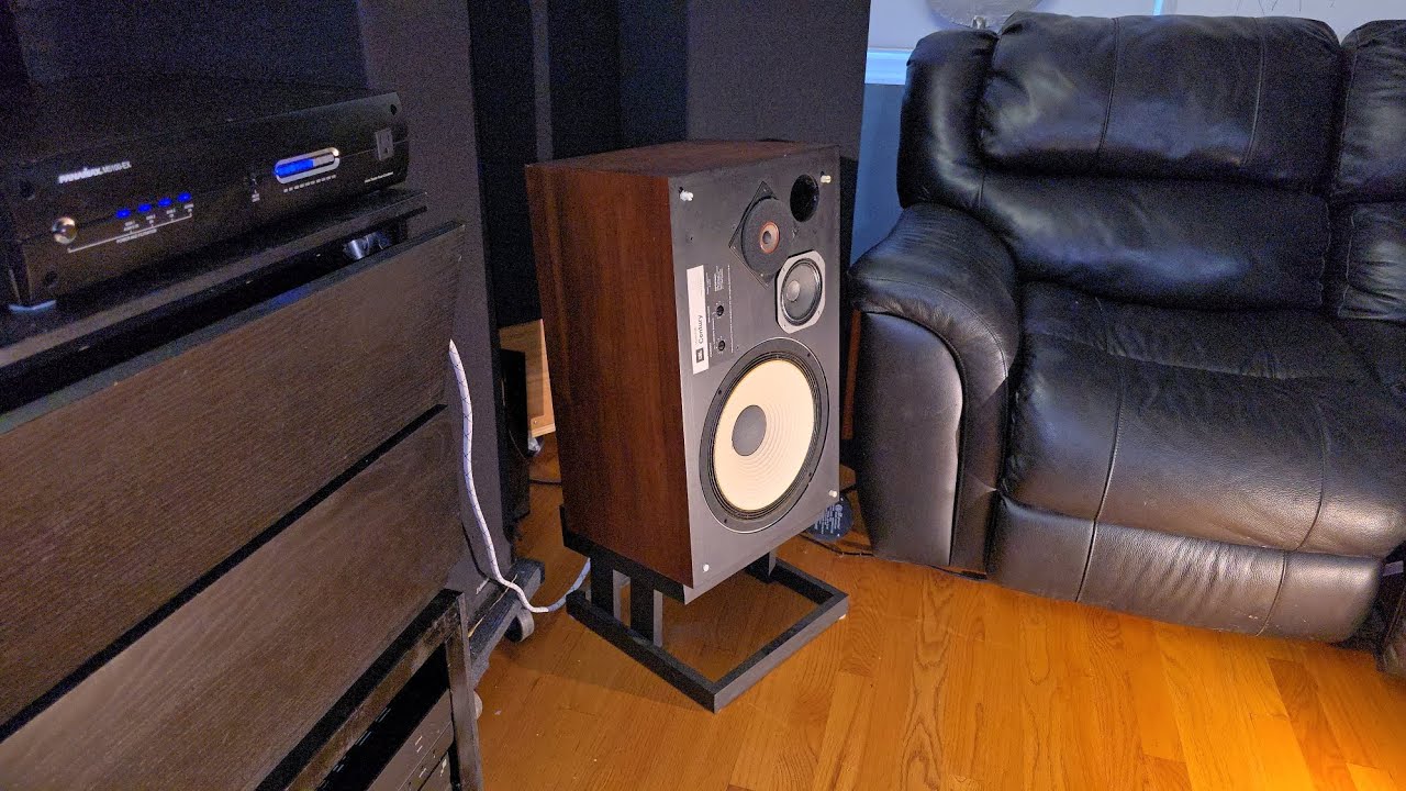 JBL L100 Century Speakers and Acoustat TNT Amplifier. Take Five.