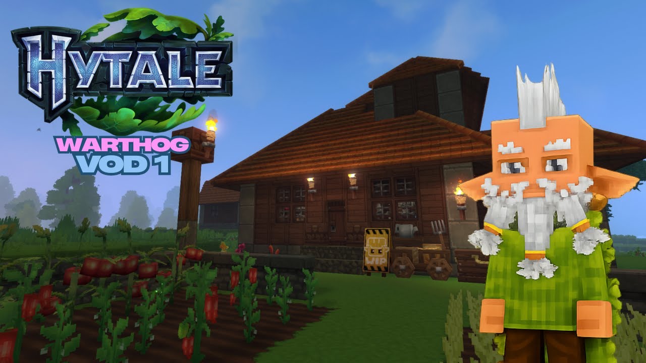 Cozy Survival in Hytale - Exploring, Farming & Fighting