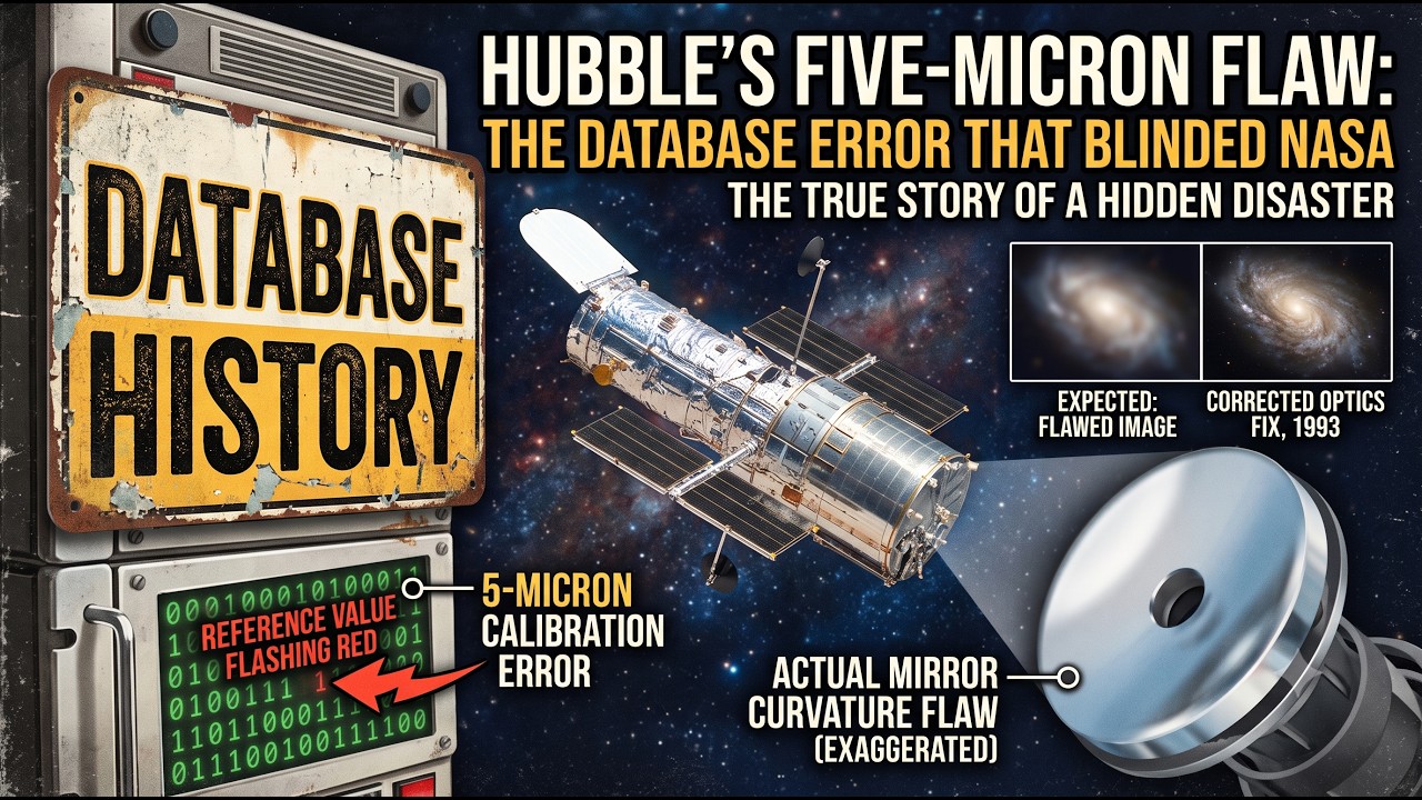 The Mirror Database That Hid a Catastrophic Calibration Error Hubble&rsquo;s 1990 Optical Failure (Ep 681)