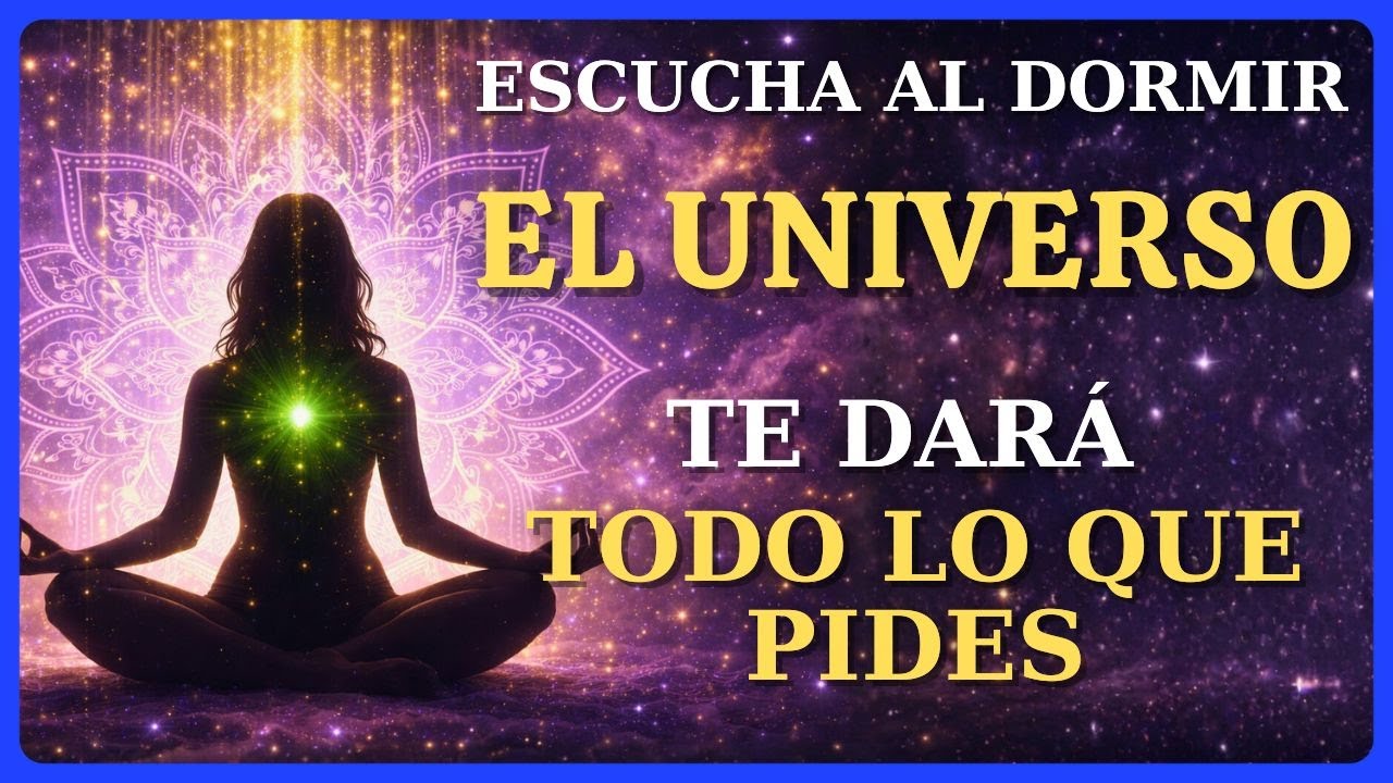 PON ESTO AL DORMIR Y EL UNIVERSO TE DARÁ TODO LO QUE PIDES | Meditación de Abundancia