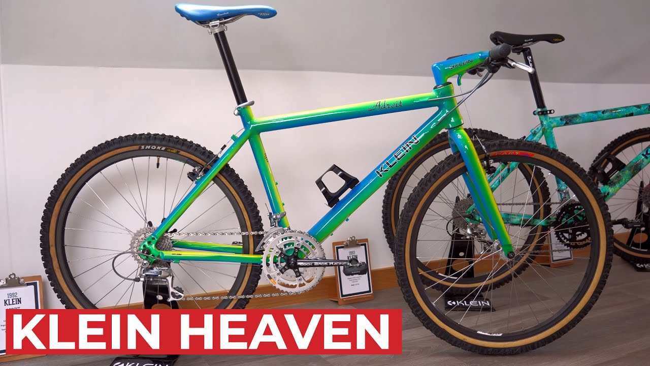 INCREDIBLE Klein Retro Bike collection: Wild paint jobs from the 1990s!