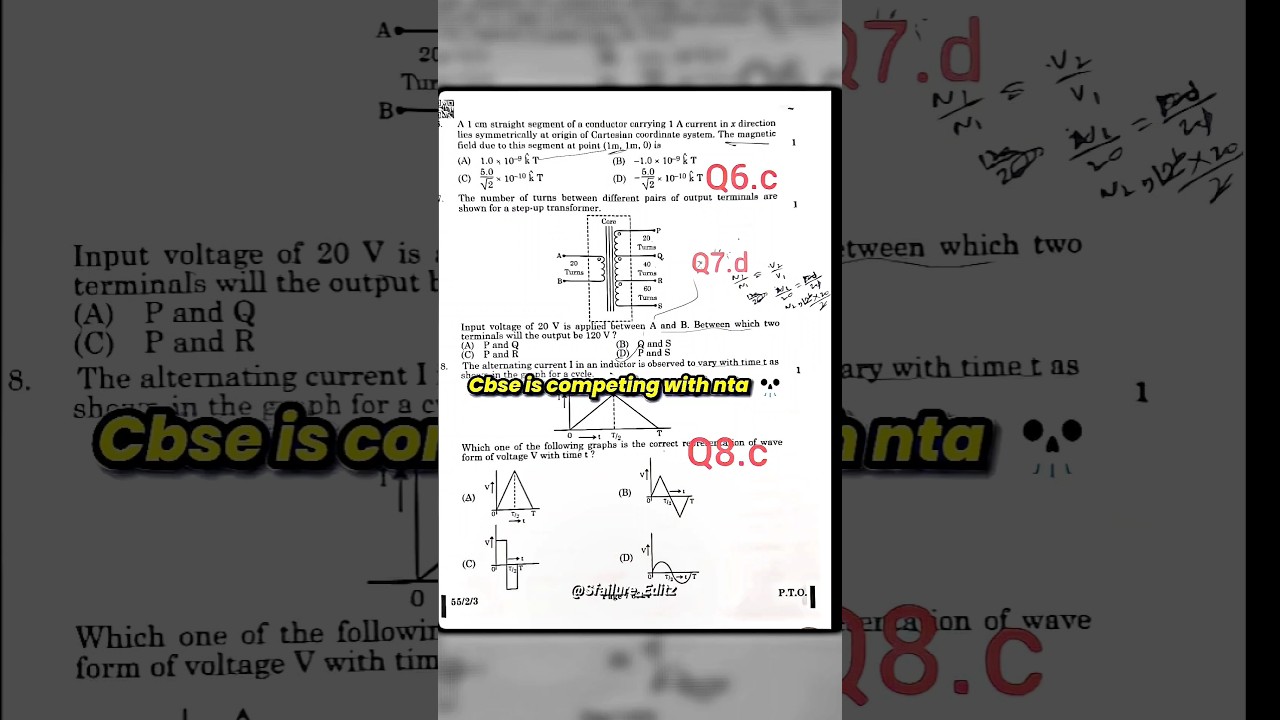 NTA vs Cbse 12th Board 🔥💀 | #cbse #nta #cbse12thboard #physics #chemistry #maths #12thcbse #toppers