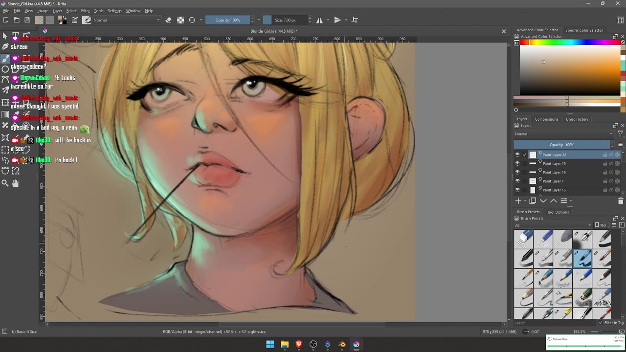 📦Live Drawing Viewers 🎨 | Free Art | Pro Artist | Krita