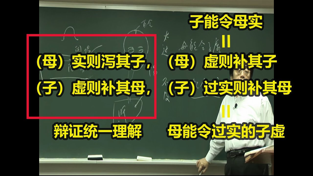 Q1 子能令母实，母能令子虚 实则泻其子，虚则补其母 辩证统一理解 【理论研究】【缘起木鱼】皇帝内经 人纪-倪海厦-皇帝内经
