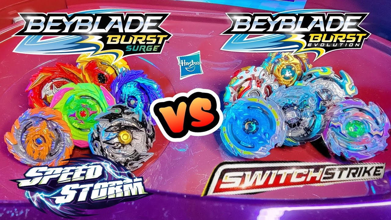Beyblade Burst SwitchStrike vs SpeedStorm - Hasbro Surge vs Evolution Elimination Tournament
