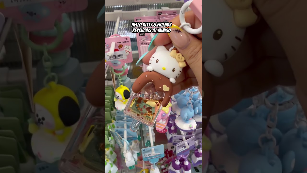 Hello Kitty & Friends keychains #hellokitty #sanrio #kuromi #minisoambassador #myminisousa #pochacco
