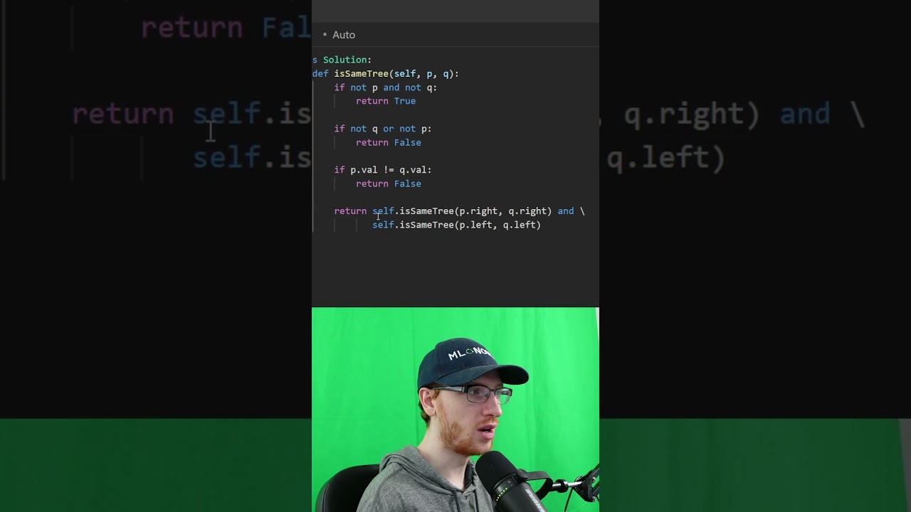 My Favorite Binary Tree Question | Same Binary Tree - Leetcode 100