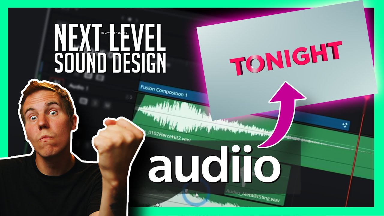 Next-Level Sound Effects to PUNCH your Fusion Motion Graphics in DaVinci Resolve