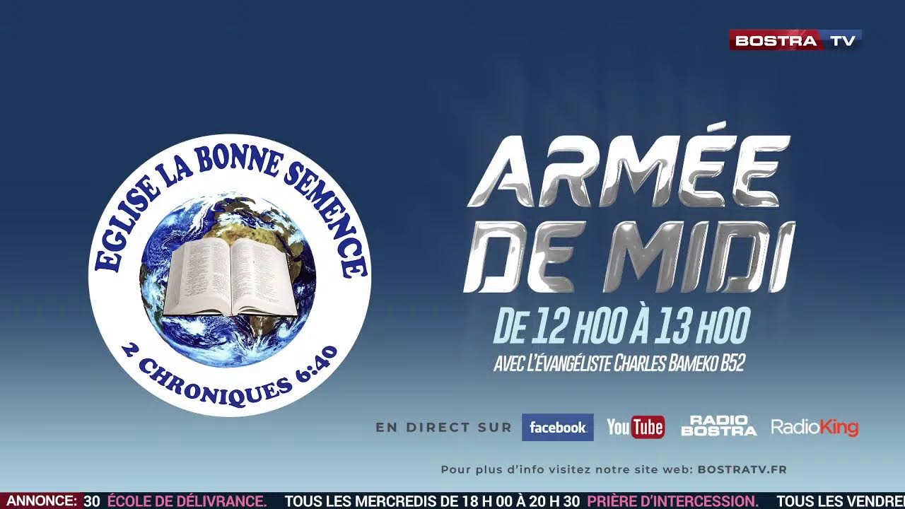 ARM&Eacute;E DE MIDI TH&Egrave;ME SUR LES PIEDS DE JESUS CHRIST  10/09/2021