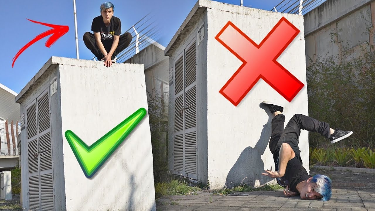 COMO ESCALAR PAREDE? - (Wall run)