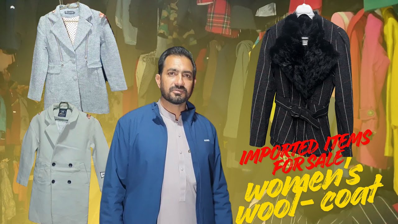 Imported Sale –🧥 Women’s Wool Coat & Shop Overview | Best Stock 2025 #LandaBaza #UsedBrandedClothes