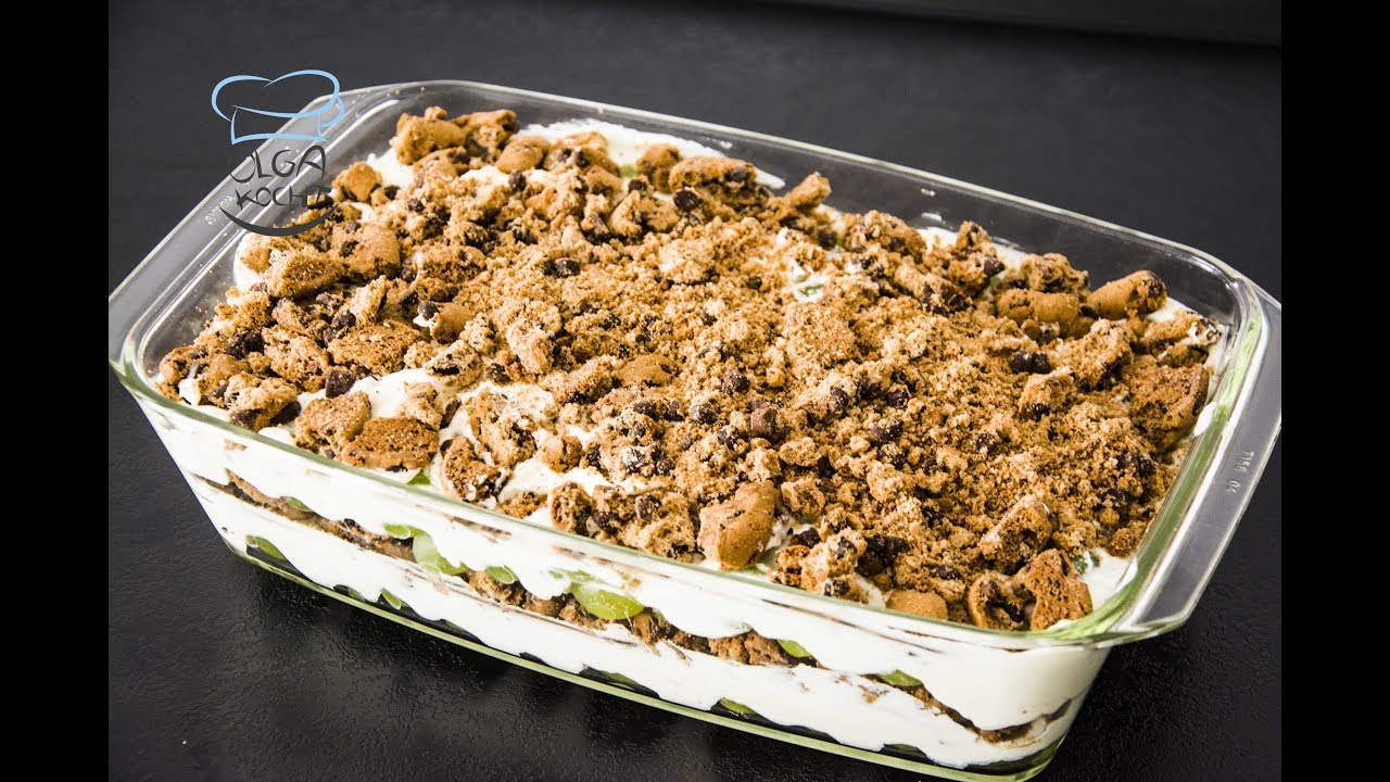 Grape Layered Dessert with Mascarpone Quarkcreme