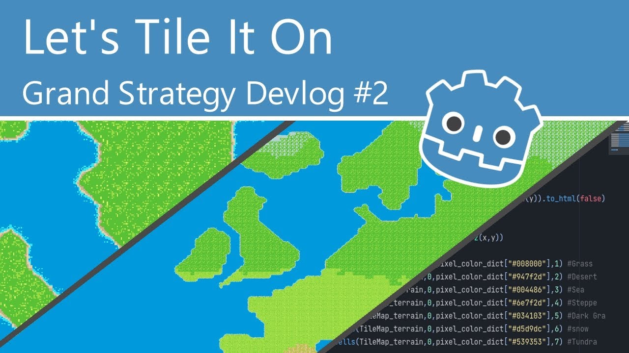 Grand Strategy with auto-tiles! | Godot DevLog