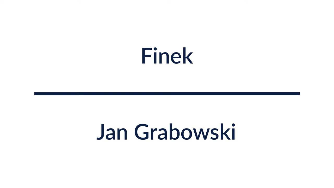 Finek - Jan Grabowski | Audiobook Całość!