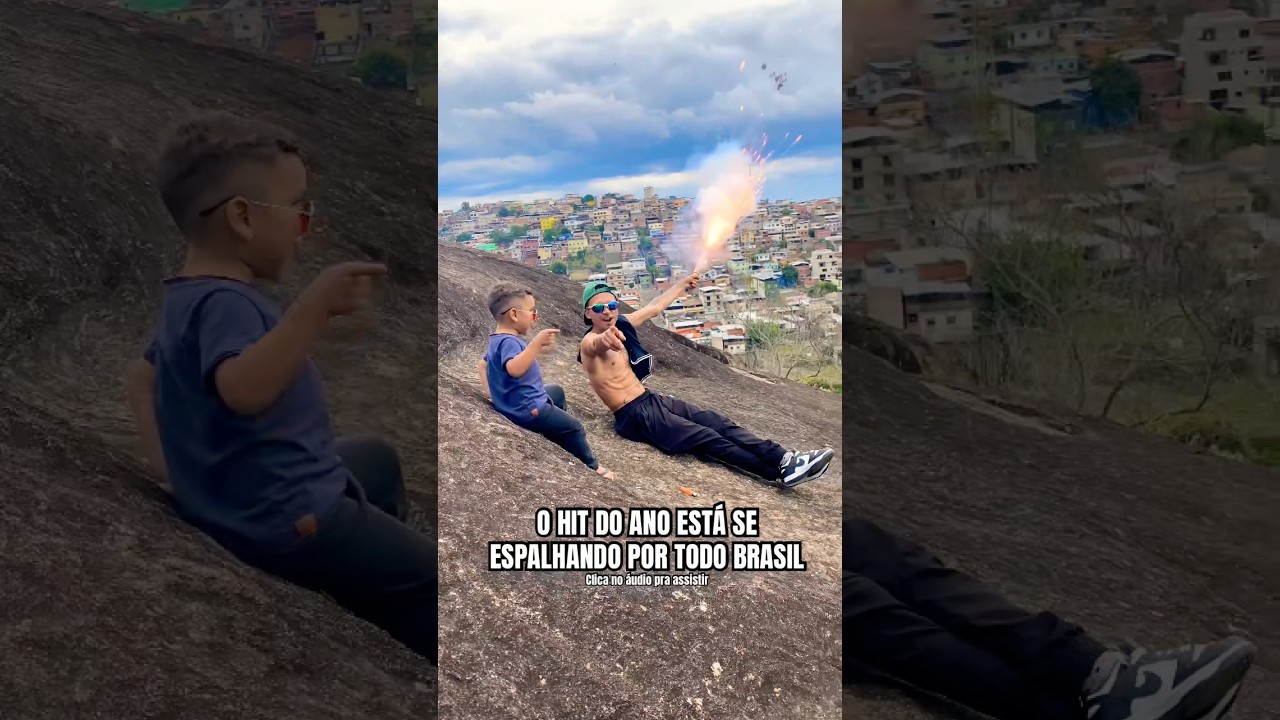 Quem solta foguete por causa de uma música? EU! 🤣🔥 