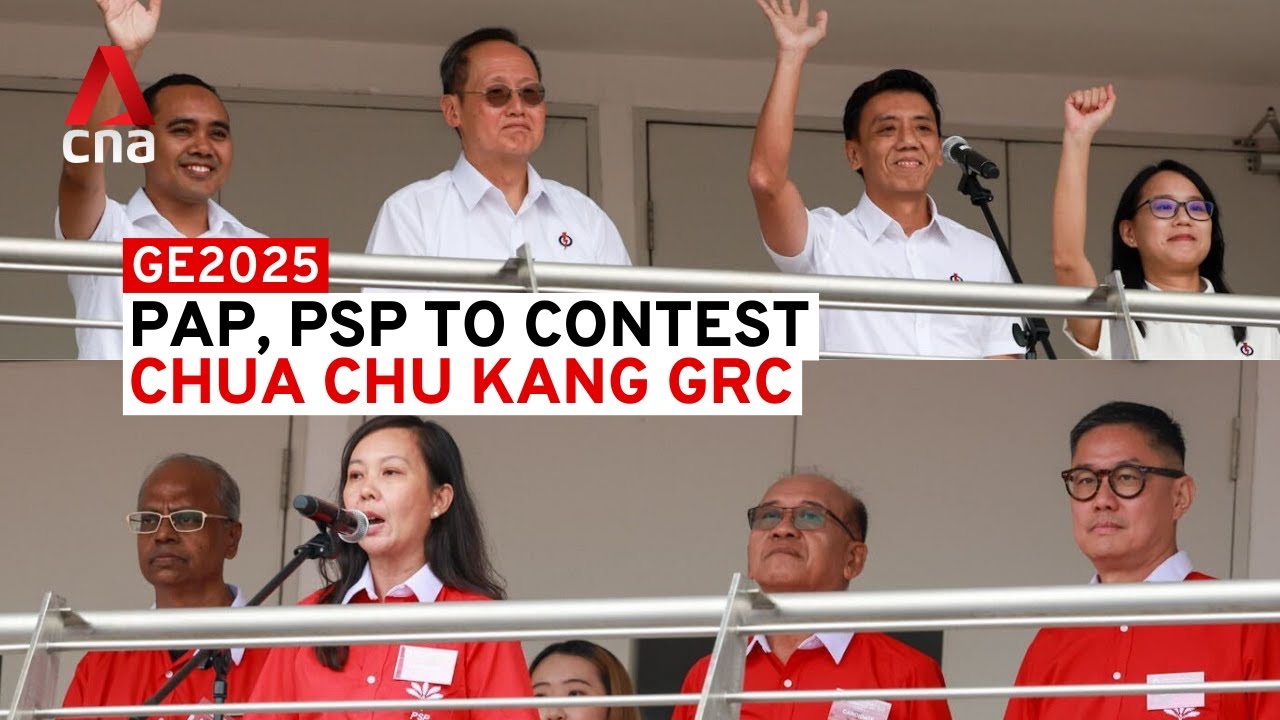 GE2025 Nomination Day: PSP and PAP speeches for Chua Chu Kang GRC