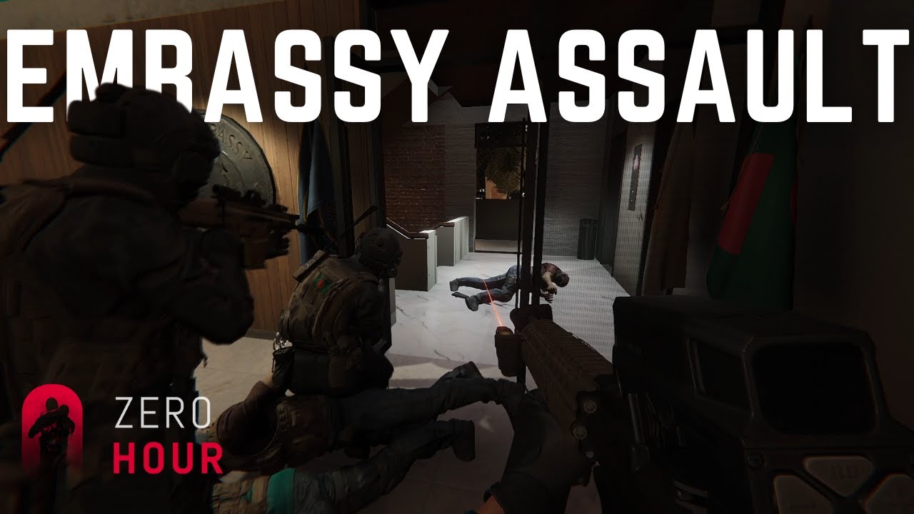 Tactical CQB Assault on Embassy Raid in Zero Hour Co-Op