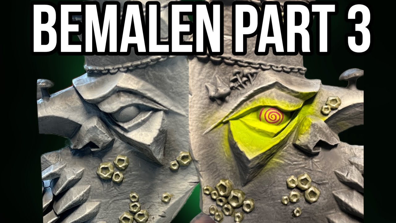 Der Mond bekommt tolle Augen! Farbverlauf und Spirale - Kevin