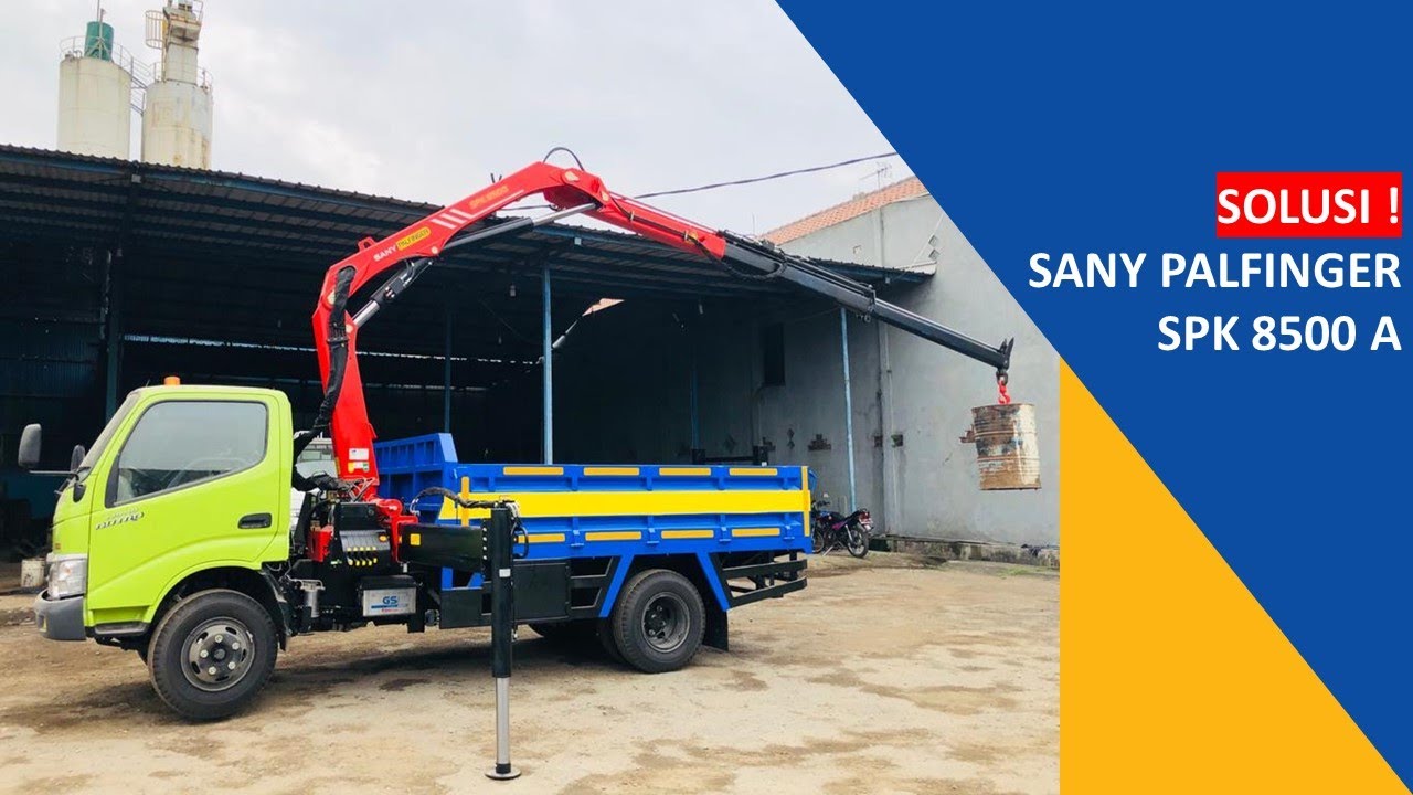 SPK 8500 on HINO Dutro 130 HD X-Power | Light Truck Crane 3 Tons