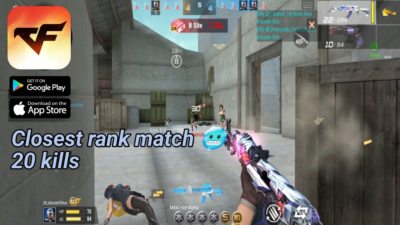CrossFire Legends | 20 Kills | Ranked Match — This Is the Closest Game I’ve Ever Played