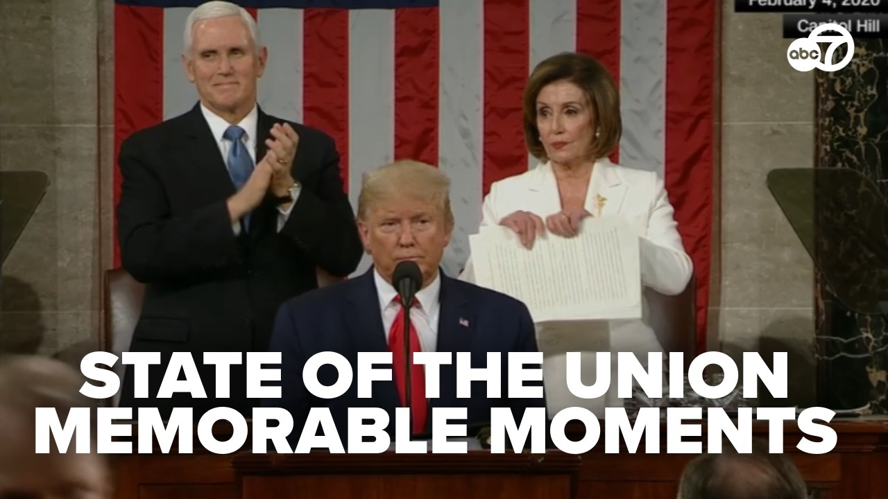 From Pelosi's paper ripping to Taylor Greene's interruptions: Memorable State of the Union moments