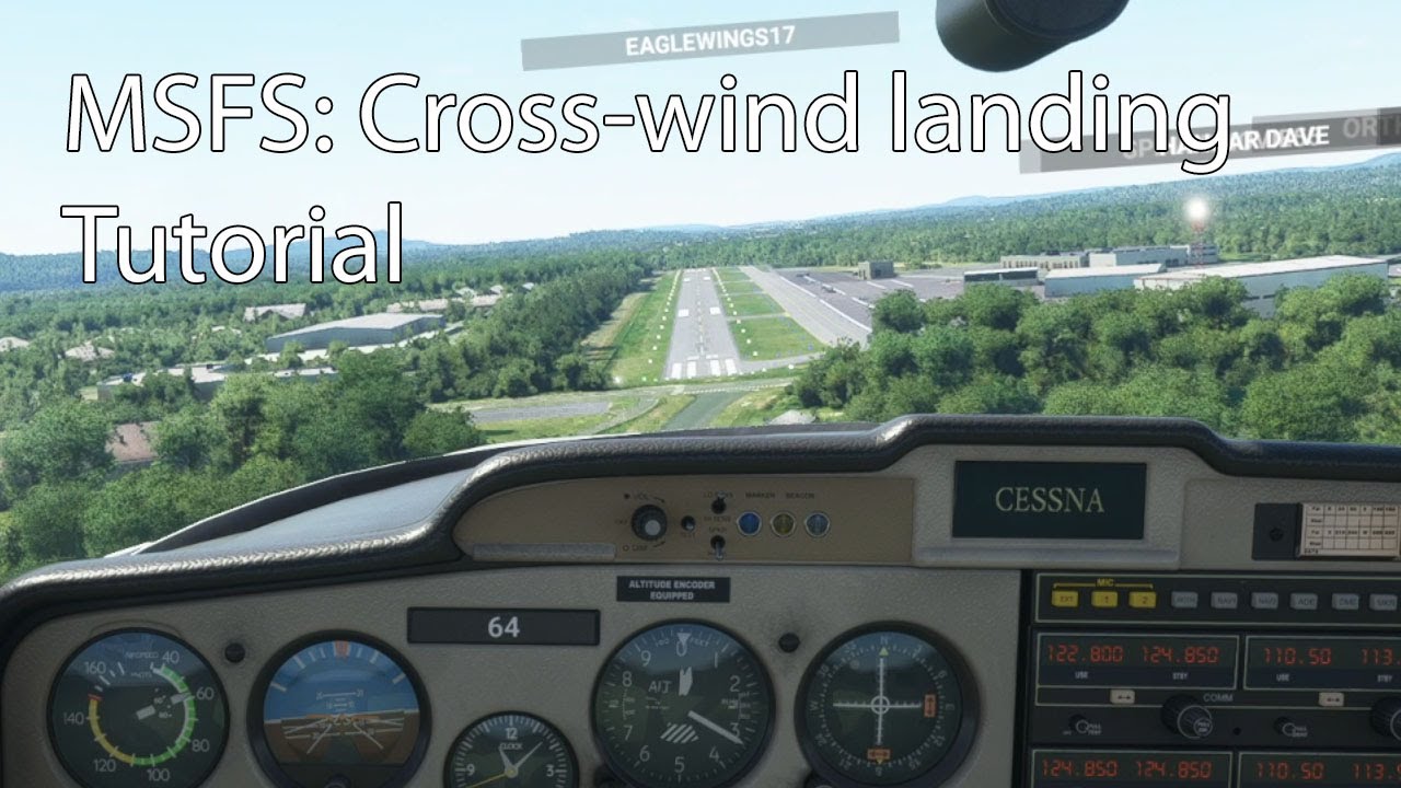 MSFS - Crosswind Landing Tutorial